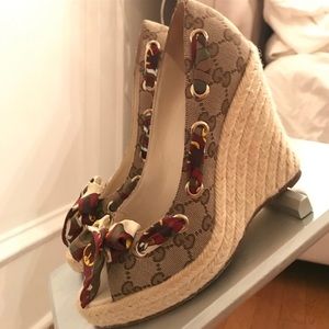 Authentic Gucci wedges